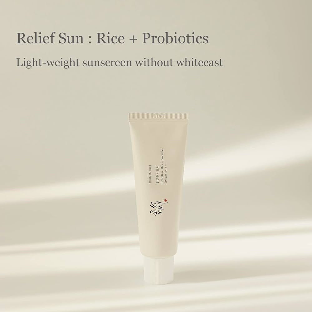 Relief Sun Rice + Probiotics Sunscreen SPF50+ 50ml